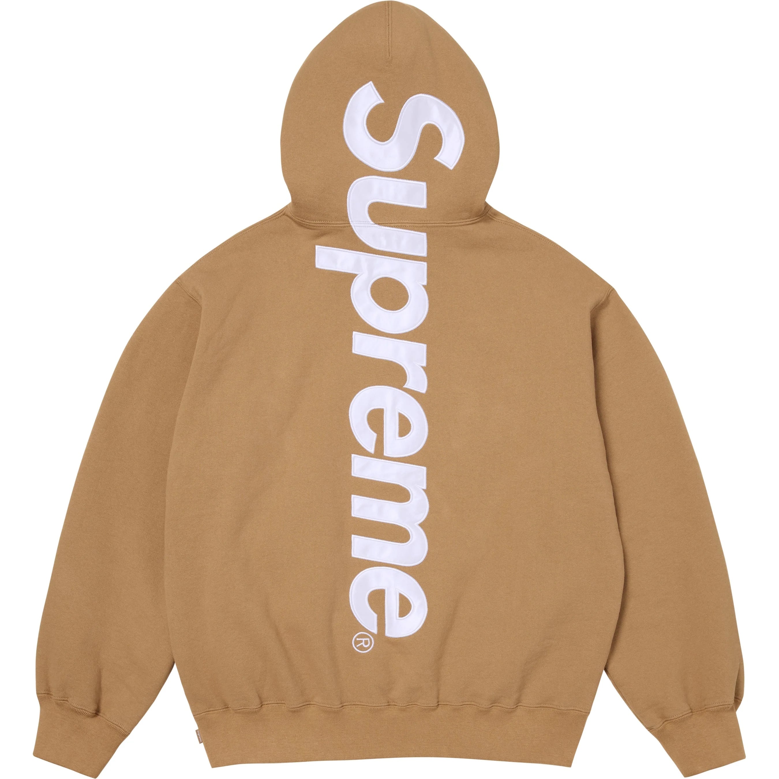 Satin Appliqué Hooded Sweatshirt view 2